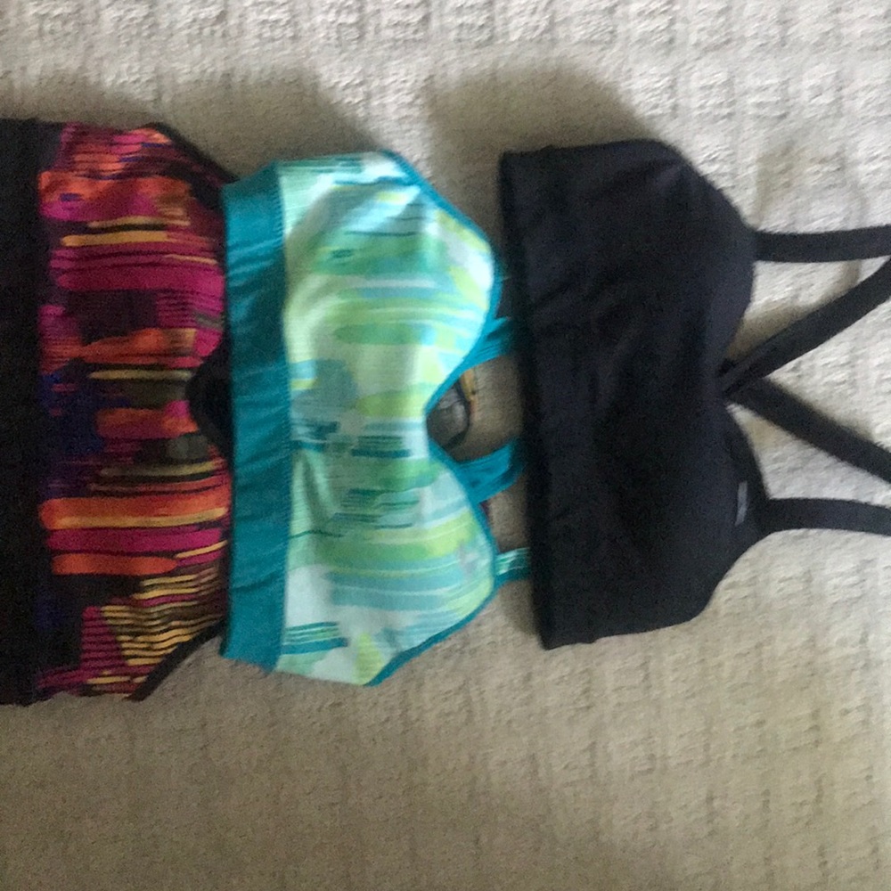 Set of Brooks sports bras